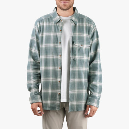 Mens AFTCO Lager LS Flannel Shirt
