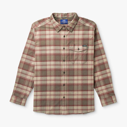 Mens AFTCO Lager LS Flannel Shirt