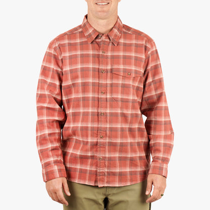 Mens AFTCO Lager LS Flannel Shirt
