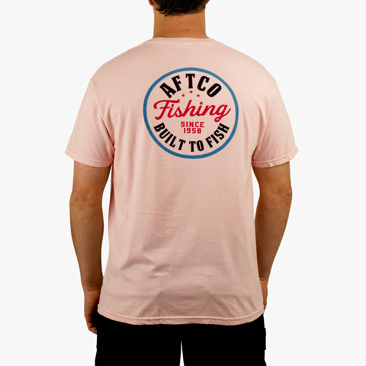 Mens AFTCO Noon Short Sleeve Fishing T-Shirt