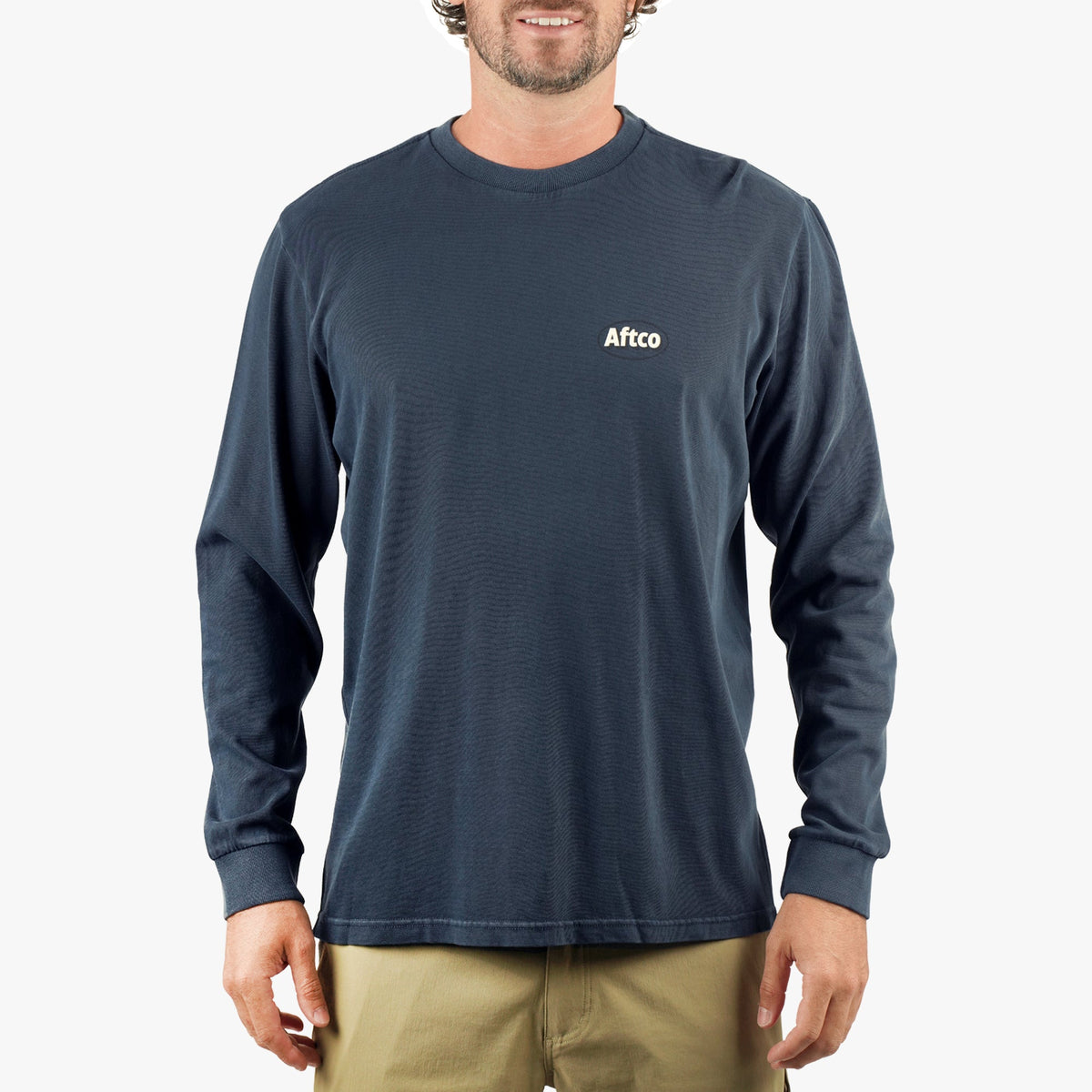 Mens AFTCO Stack Long Sleeve Fishing T-Shirt