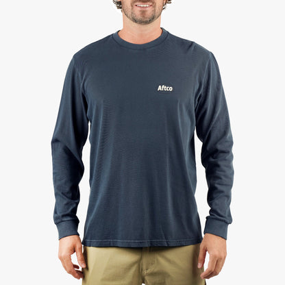 Mens AFTCO Stack Long Sleeve Fishing T-Shirt