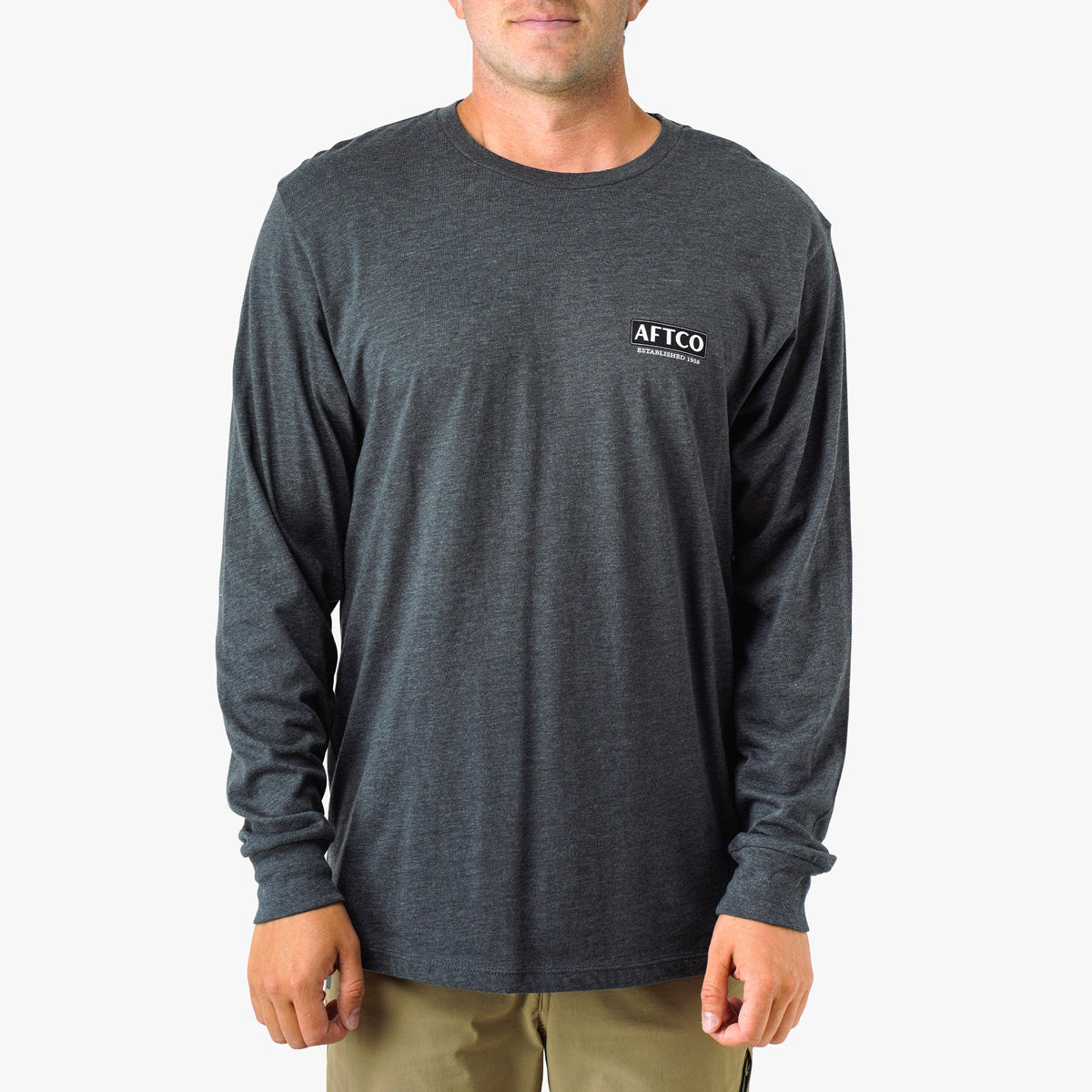 Mens AFTCO On The Road Long Sleeve Men's Fishing Shirt
