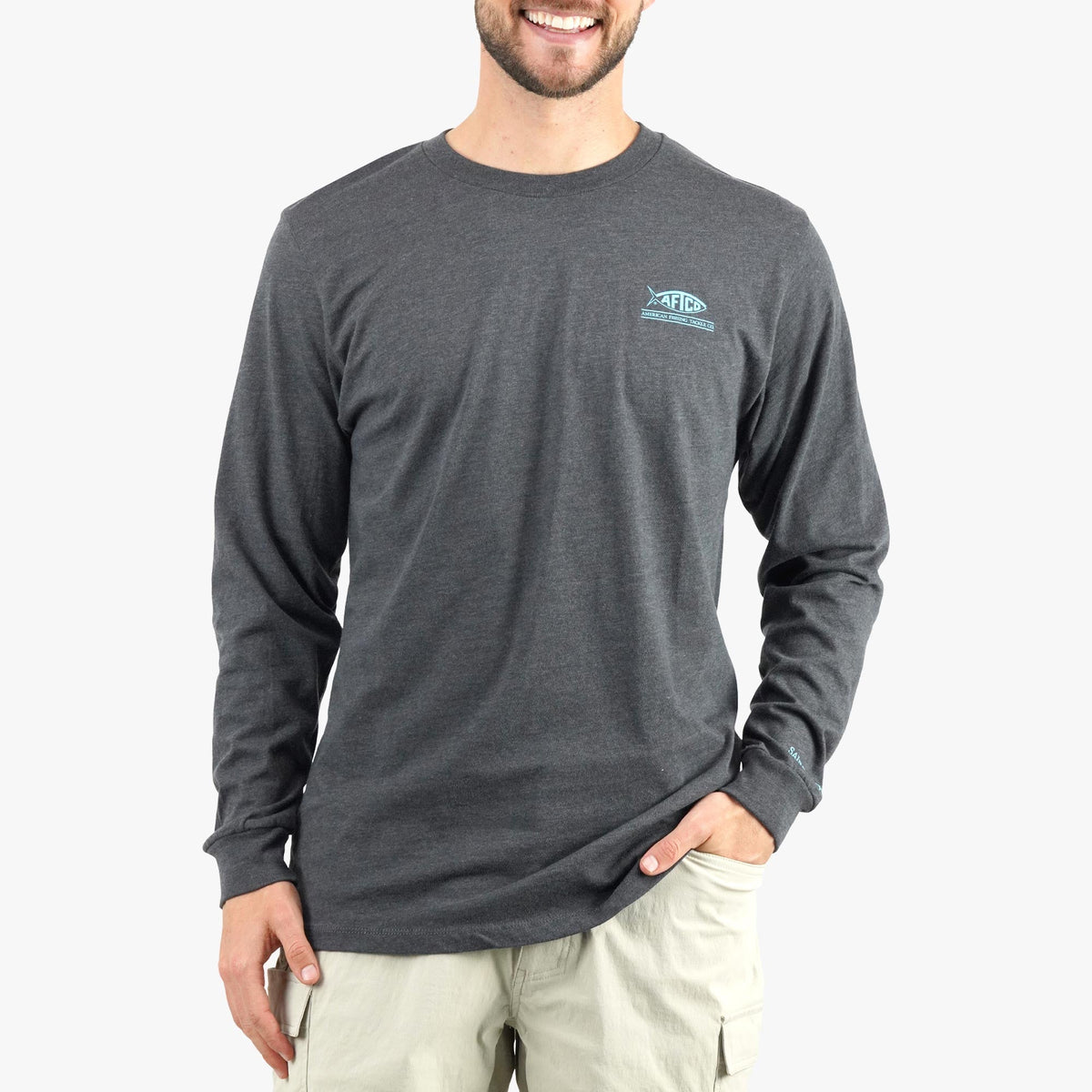 Mens AFTCO CCA LS T-Shirt