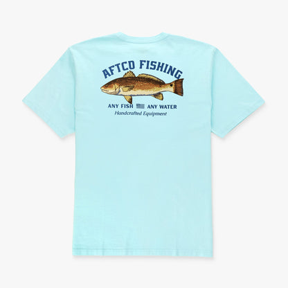 Mens AFTCO Spotted SS Redfish T-Shirt