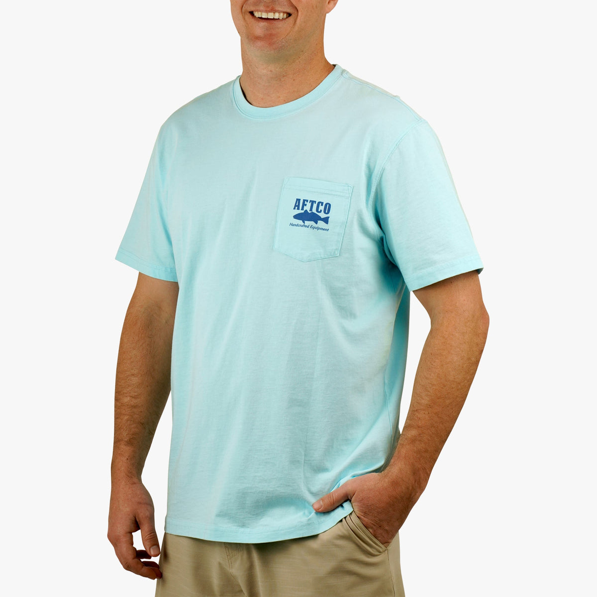 Mens AFTCO Spotted SS Redfish T-Shirt