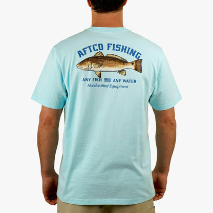 Mens AFTCO Spotted SS Redfish T-Shirt