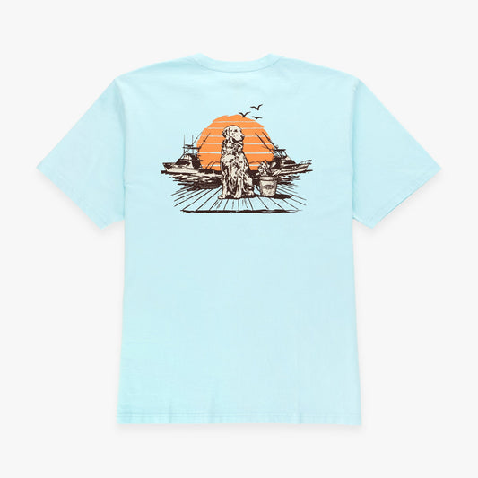 Mens AFTCO Bucket SS Fishing Tee Shirt
