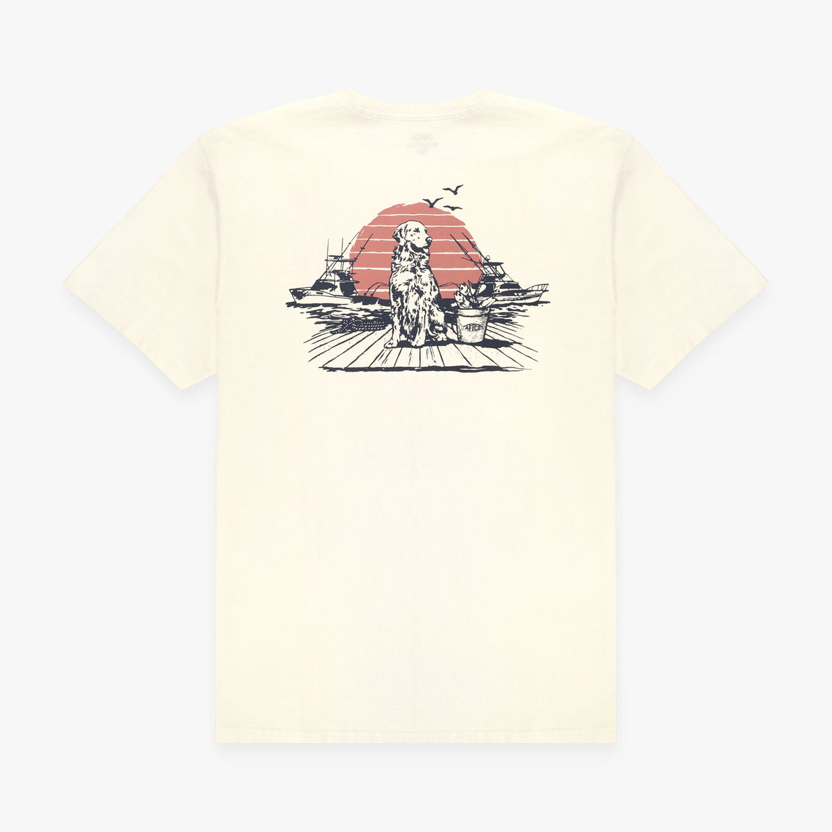 Mens AFTCO Bucket SS Fishing Tee Shirt