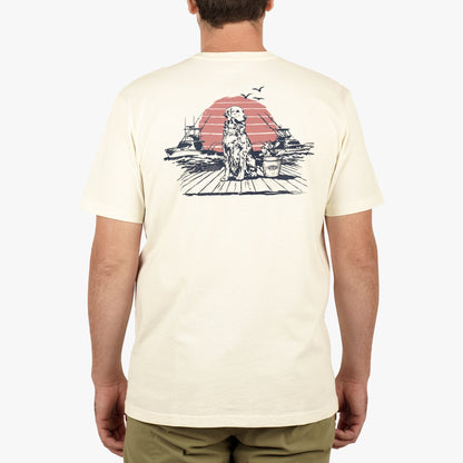 Mens AFTCO Bucket SS Fishing Tee Shirt