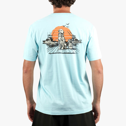 Mens AFTCO Bucket SS Fishing Tee Shirt