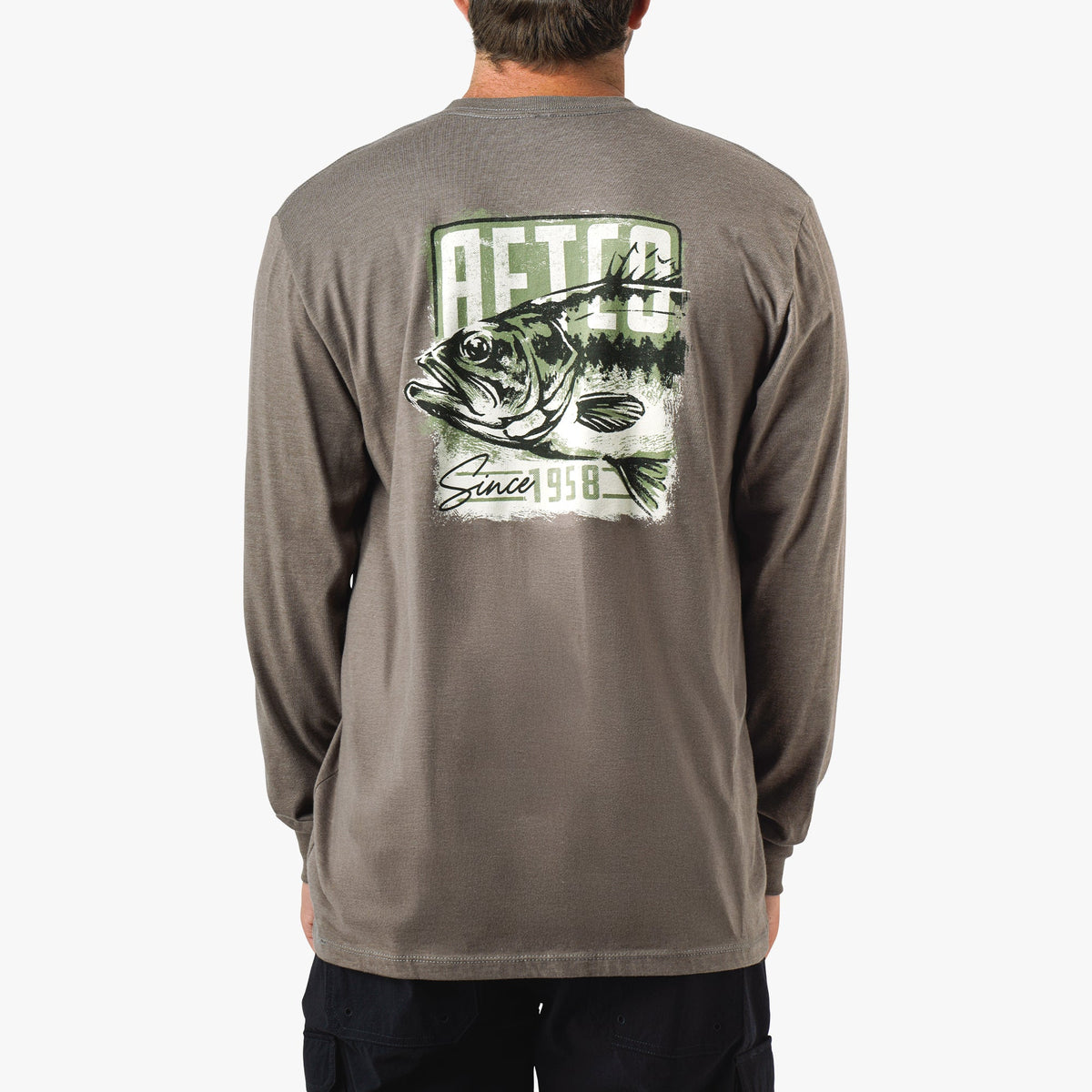 Mens AFTCO Gamble Long Sleeve Men's Fishing T-Shirt