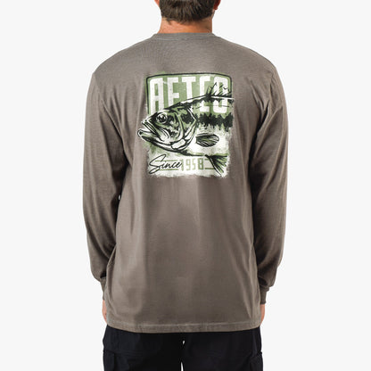 Mens AFTCO Gamble Long Sleeve Men's Fishing T-Shirt