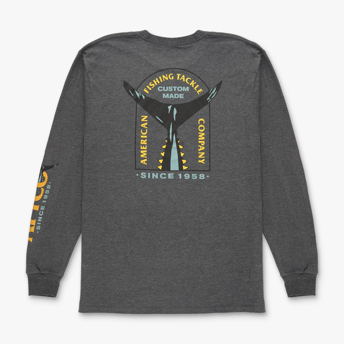 Mens AFTCO Shadow Long Sleeve Fishing T-Shirt