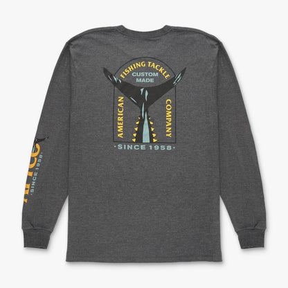 Mens AFTCO Shadow Long Sleeve Fishing T-Shirt