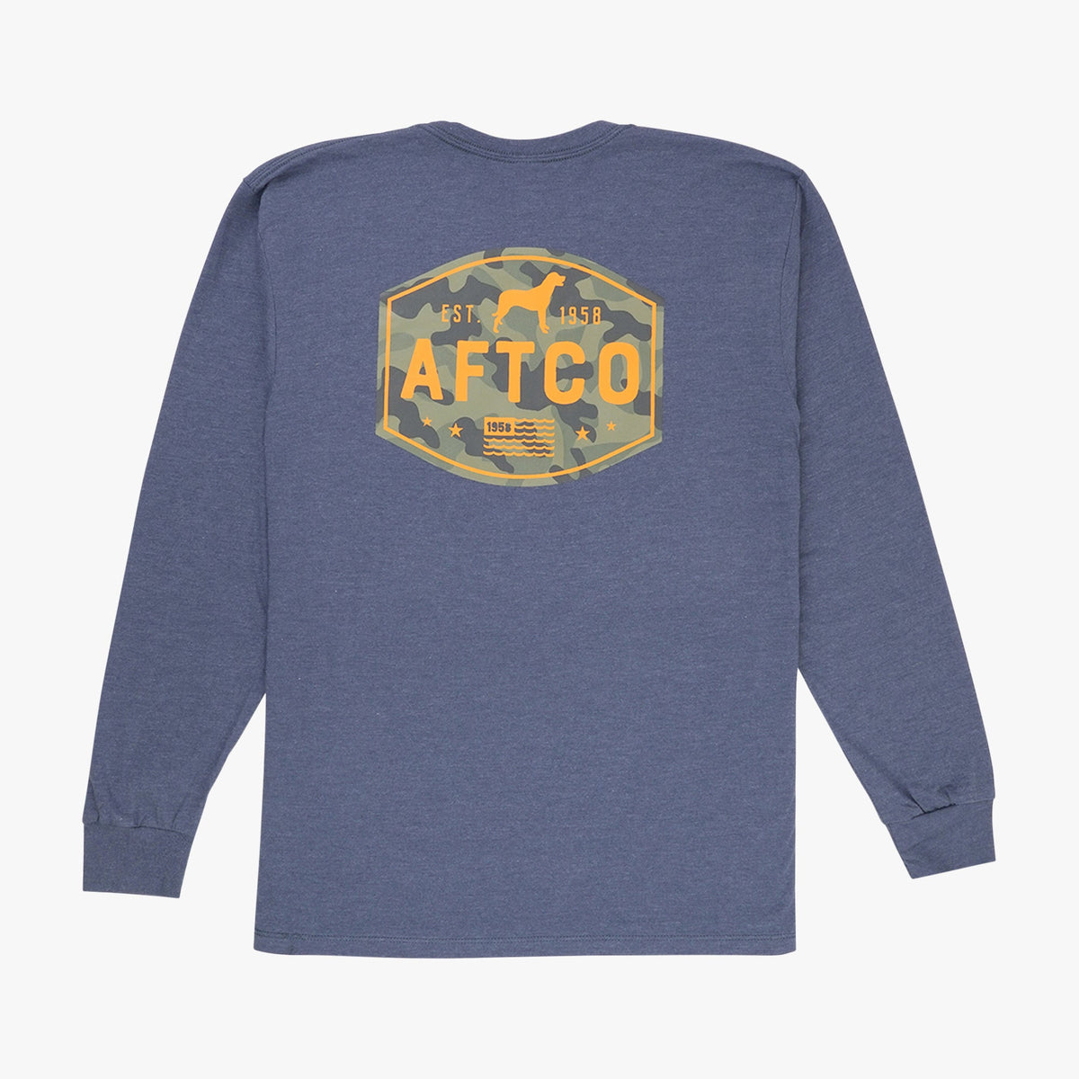 Mens AFTCO Best Friend Long Sleeve Fishing T-Shirts