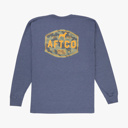 Mens AFTCO Best Friend Long Sleeve Fishing T-Shirts