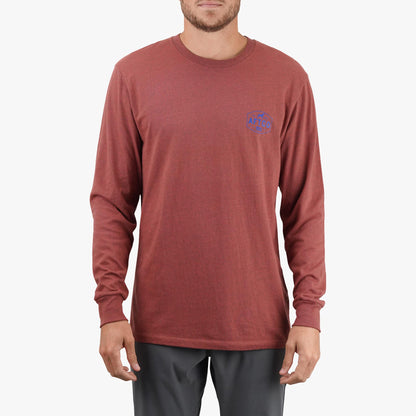 Mens AFTCO Best Friend Long Sleeve Fishing T-Shirts