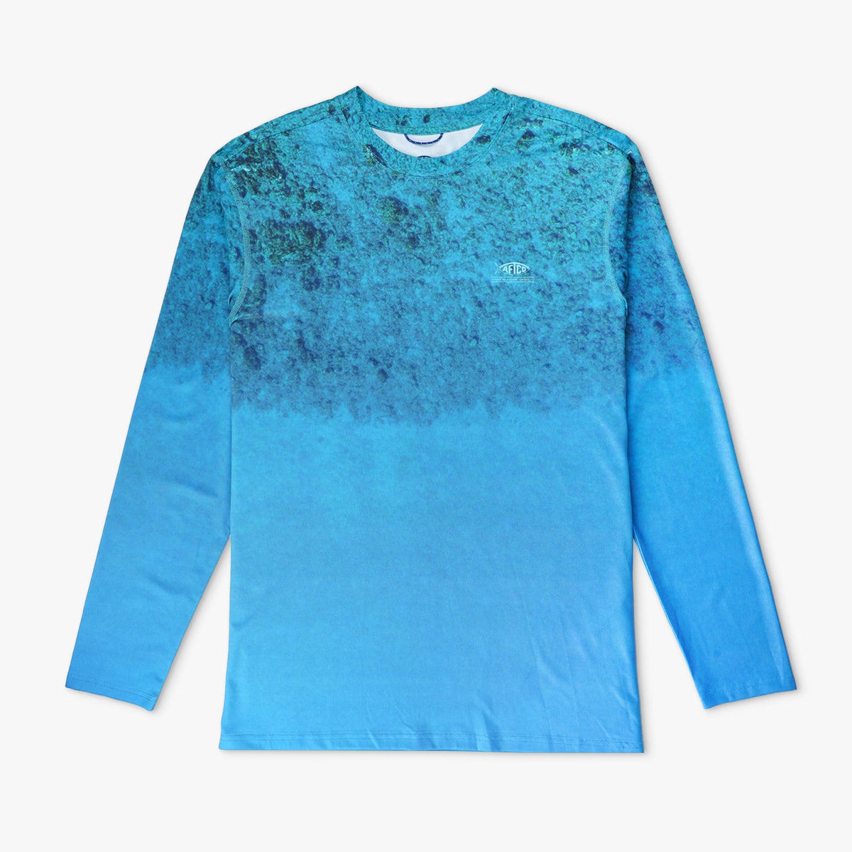 Mens AFTCO Shoreline UVX LS Sun Protection Fishing Shirt