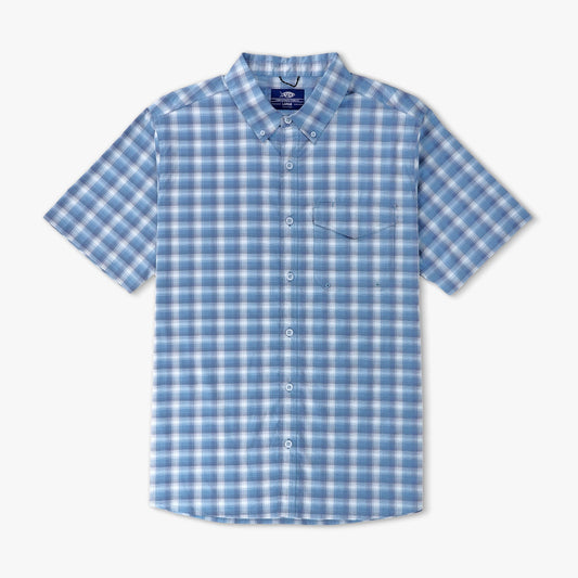 Mens AFTCO Portside SS Vented Fishing Shirt