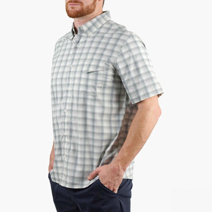 Mens AFTCO Portside SS Vented Fishing Shirt