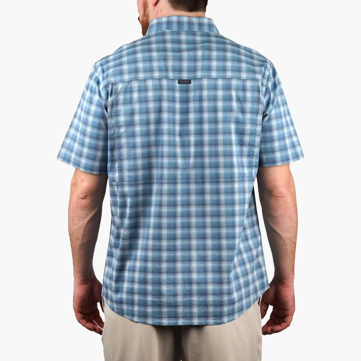 Mens AFTCO Portside SS Vented Fishing Shirt
